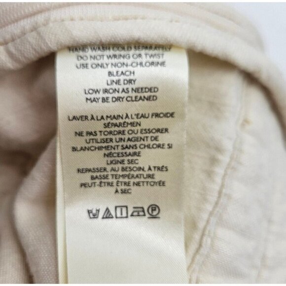 Pilcro Patchwork Cami Top Womens 2X Off White Crop Tank - Picture 6 of 8